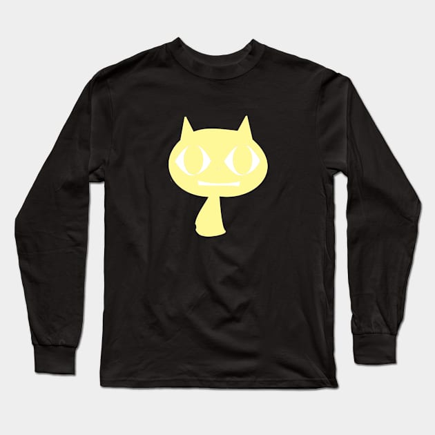 my yellow cat Long Sleeve T-Shirt by holako5